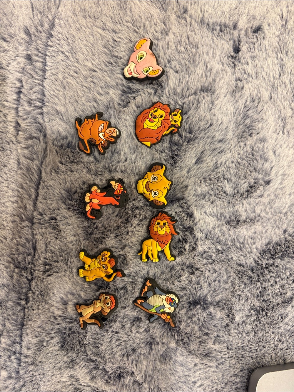 Disney The Lion King Shoe Charms - Yellow, Orange, Brown